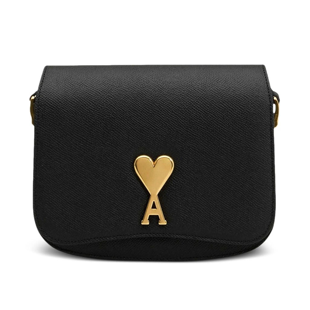 Ami Paris Small Paris Paris Shoulder Bag